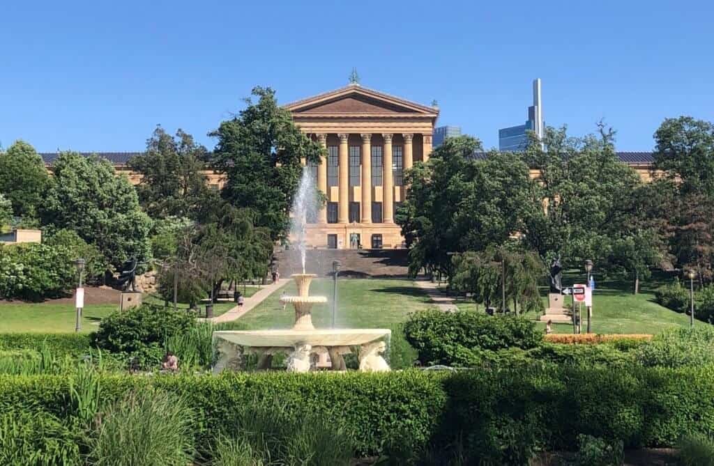 A picture of the Philadelphia Museum of Art