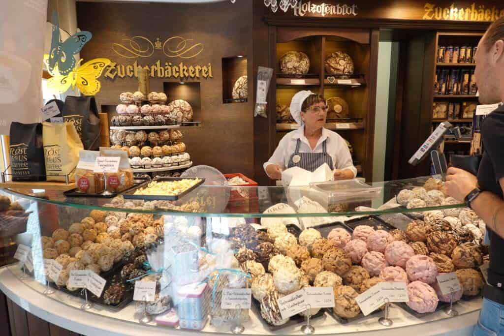 A picture of a bakery in Rothenburg, Germany