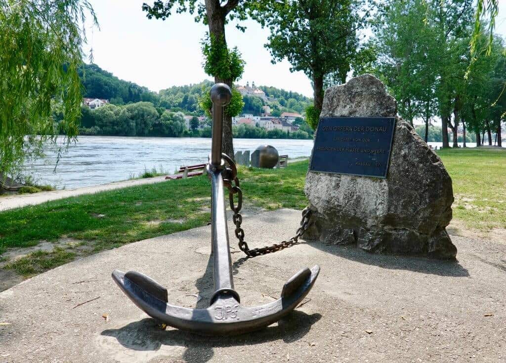 A picture taken in a park in Passau, Germany.