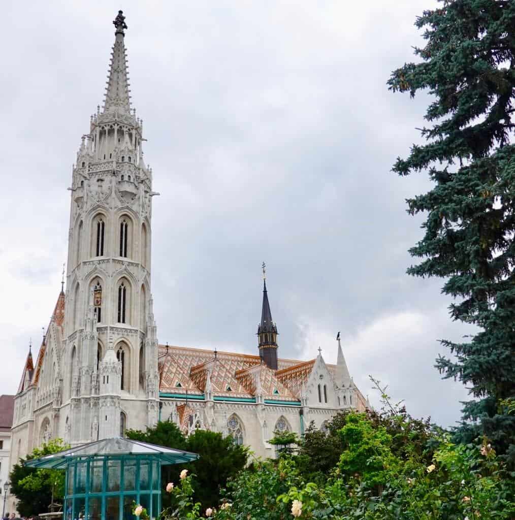 A picture of Matthias Church in Budapest, Hungary.
