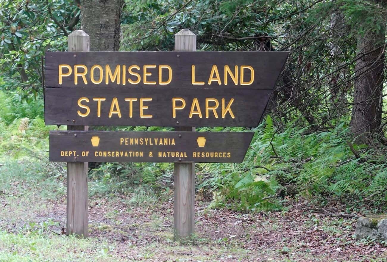 are dogs allowed at promised land state park