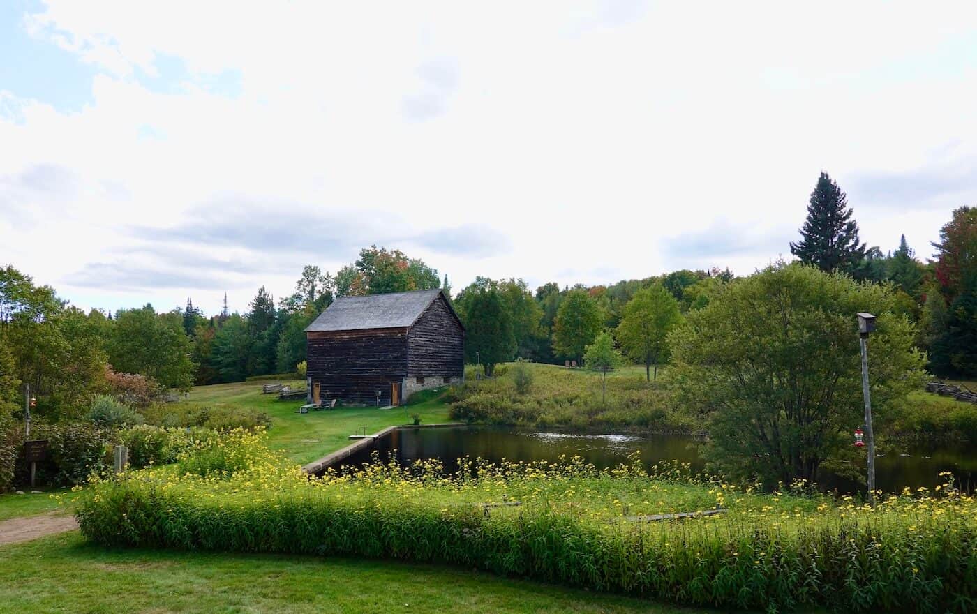 A picture of a barn on John Brown's farm in Lake Placid.