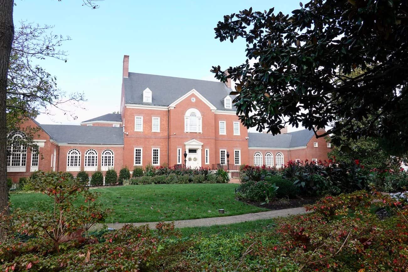 The Maryland governor's house in Annapolis.
