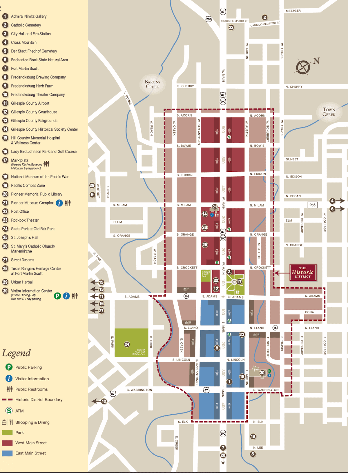 FR Downtown Map 
