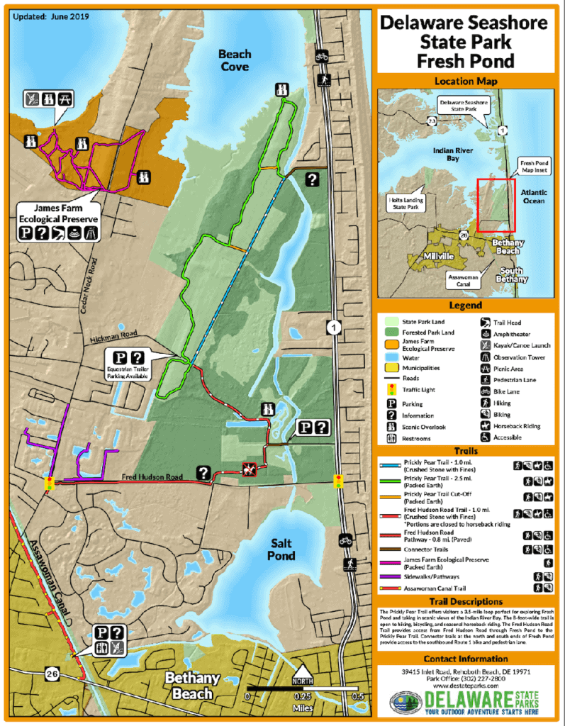 Delaware State Park Trail Map Fresh Pond Trail: A Nature Oasis In Southern Delaware - Travel With Lolly